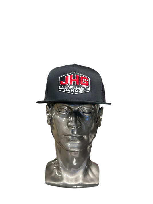 Red Shield Flat Bill Snapback