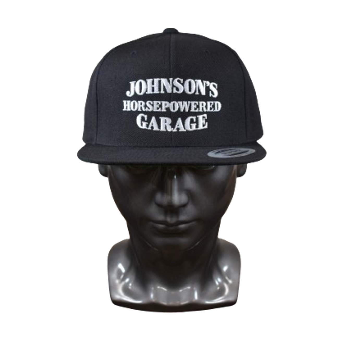 Johnson's Horsepowered Snapback Hat (black)