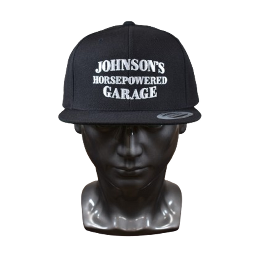 Johnson's Horsepowered Snapback Hat (black)