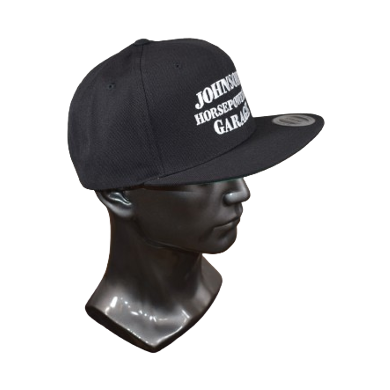 Johnson's Horsepowered Snapback Hat (black)