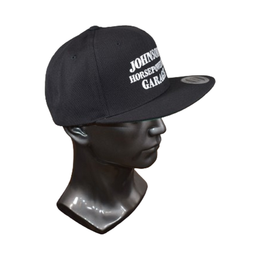 Johnson's Horsepowered Snapback Hat (black)