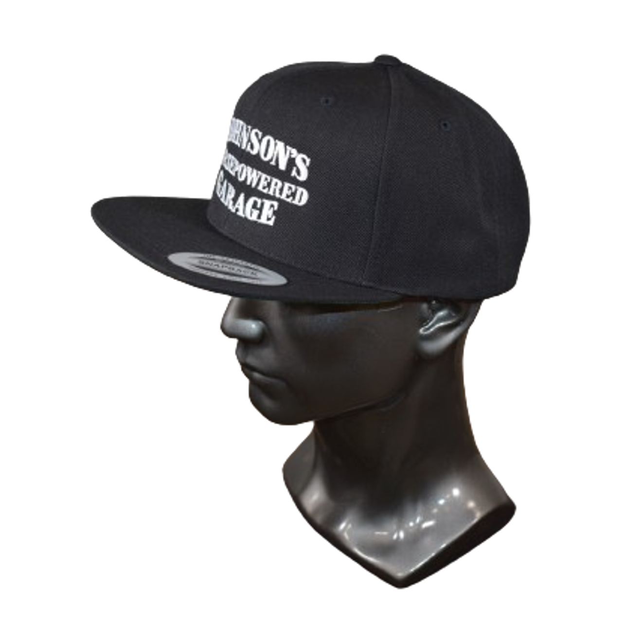 Johnson's Horsepowered Snapback Hat (black)
