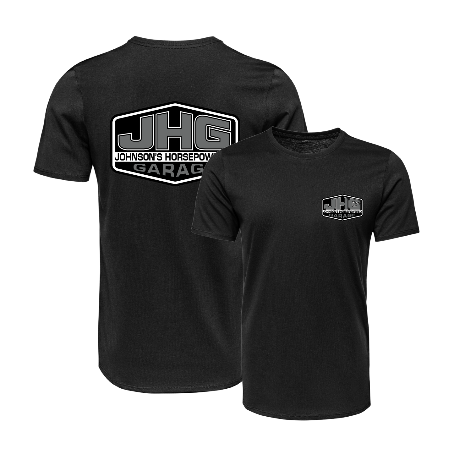 JHG Monochrome Shield Logo T-Shirt
