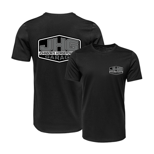 JHG Monochrome Shield Logo T-Shirt