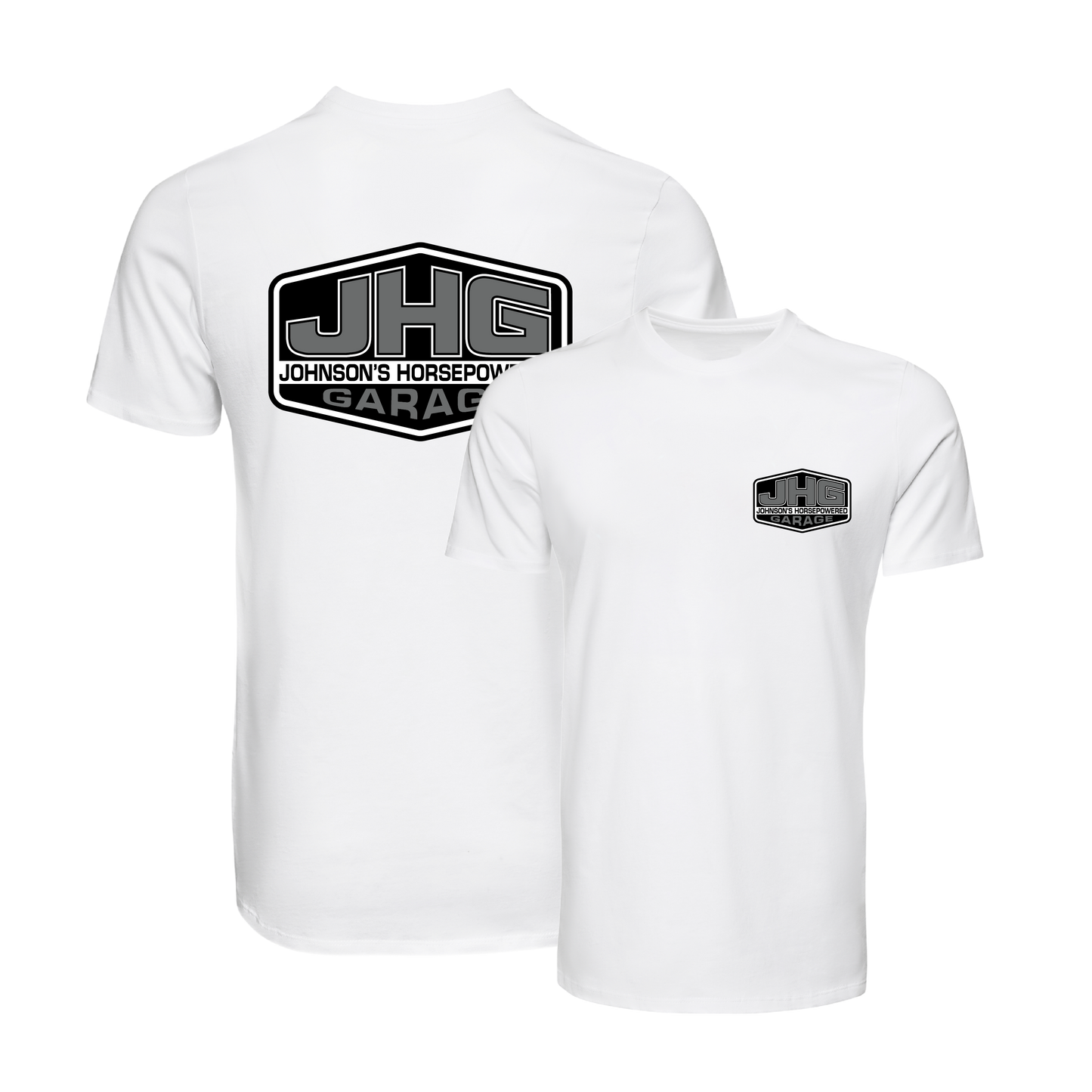 JHG Monochrome Shield Logo T-Shirt